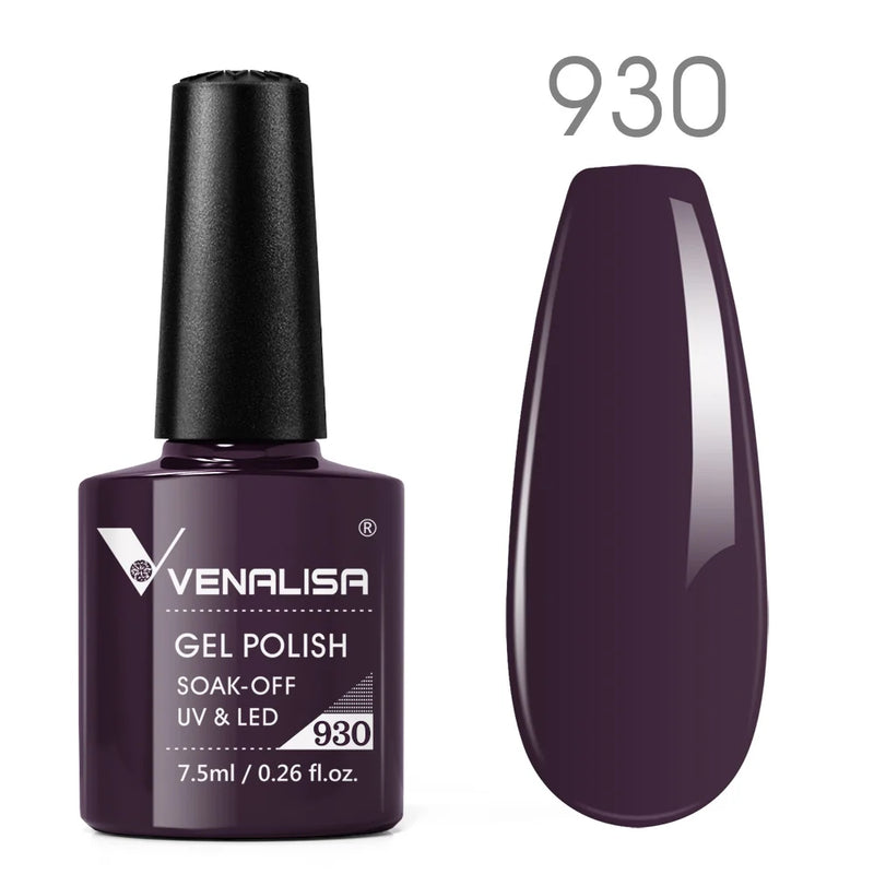 VENALISA Non Cleansing Topcoat Nail Art 7.5ml Soak off Base Coat Foundation No Wipe Top Coat Nail Gel Funny Bunny Gel Varnish