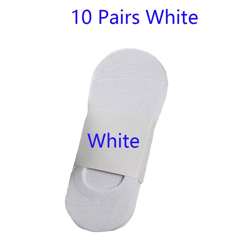 5/10/20 Pairs Summer Boat Socks For Men Non-slip Silicone | SAMAG