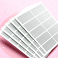 50 Pcs PVC Scratch Off Labels Sticker for Party Activity Favors Kid's Stationery Sticker