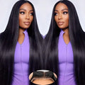 40 Inch 220 Density 5x5 Glueless Lace Frontal Wig for Women Brazilian Wigs Human Hair 13x6 13x4 Bone Straight HD Lace Front Wigs