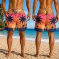 Funny Butt Prank Pattern Men's Shorts 3D Print Tropical Plants Hawaiian Style Quick - Dry Summer - View 12 | SAMAG