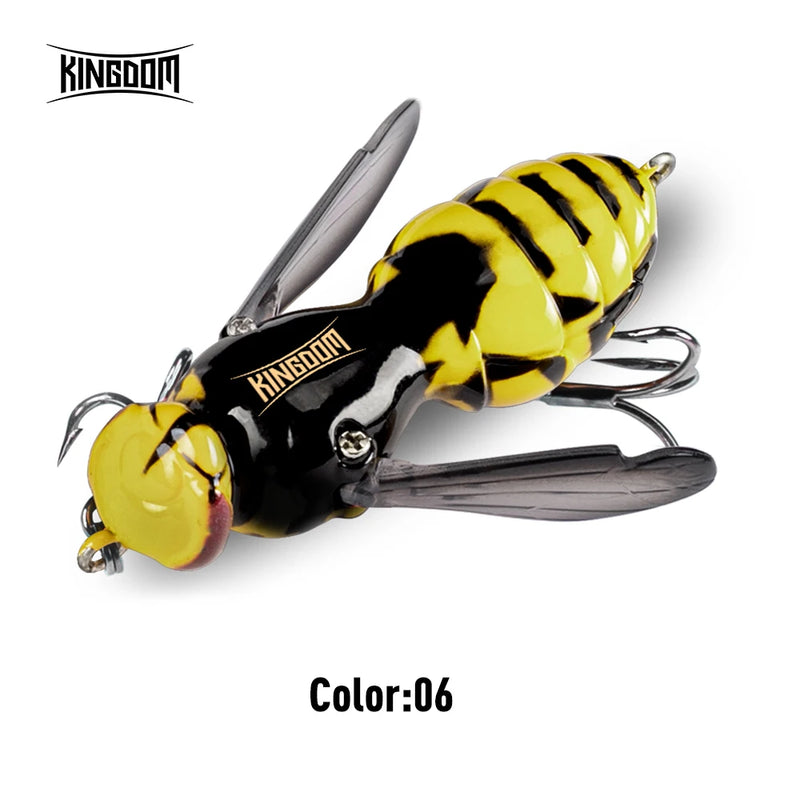 Kingdom Wasp Crawl Bait 4.2g 40mm 6.6g 48mm Floating | SAMAG