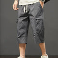 Cargo Shorts Men Working Cropped Pants Summer New Thin Casual Loose Sports Shorts Bermudas Fashion Casual Man Shorts