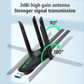 900Mbps Network Card WIFI6 AX900 USB Bluetooth 5.4 Wireless Adapter Dual Band 2.4G&5GHz Dongle Driver - Visuel 4 | SAMAG