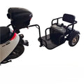 Metal Outdoor Electric Bicycle Trailer Carry People Shock Absorption Professional Wear-resistant Electric Bicycle Accessories