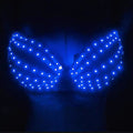 LED Glowing Bra Top Christmas Party Club Wear Rave Dance Costume Electronic Light Up Festival Outfit Tech Futuristic Bar Show