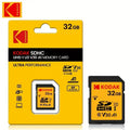 KODAK SD Card High speed SD Card U3 Class10 256GB 128GB 64GB 32G Full Size Flash SD Memory Card High Speed for Camera