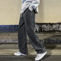 Streetwear Loose Jeans Men Korean Style Fashion Straight | SAMAG