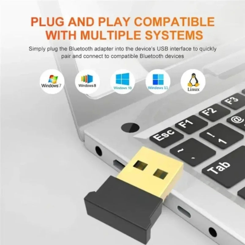 USB Bluetooth Adapter 5.4/5.3/5.1/5.0 Wireless Dongle for PC Laptop Speaker Audio Receiver Transmitter - Visuel 4 | SAMAG