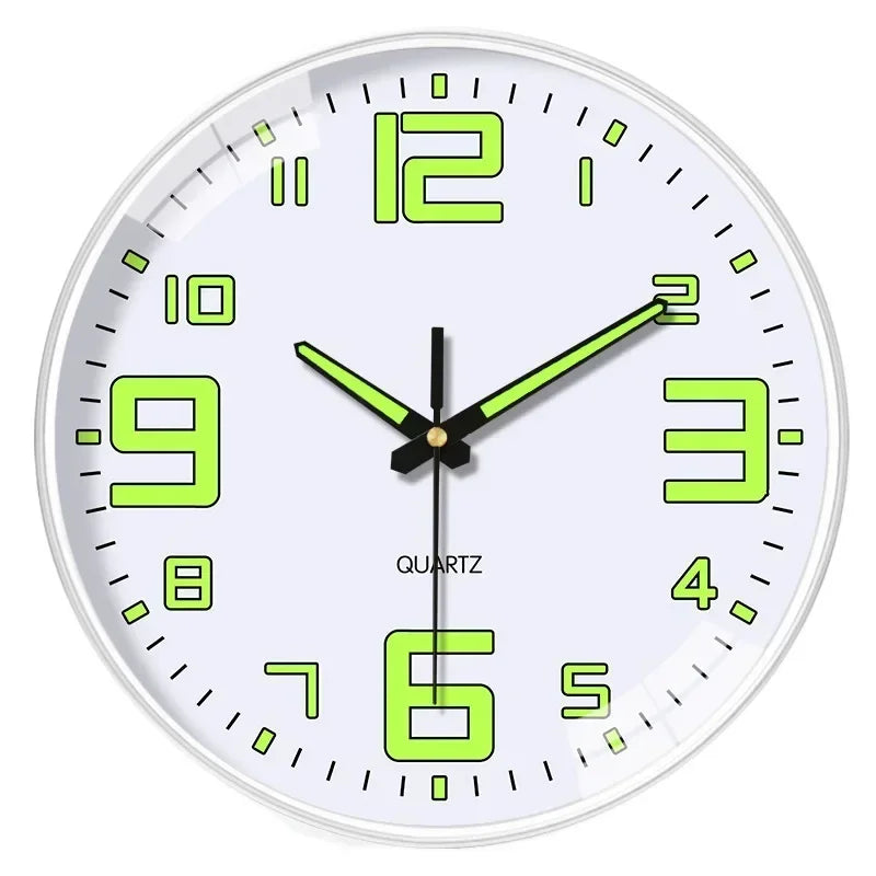 Luminous wall clock Wall clock mute quartz clock new simple wall clock wall watch clock wall hanging Nordic home time