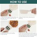 Household pet electronic measuring spoon scale 800g handle spoon scale nutrition scale mini complementary dog food feeding scale