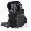 Compact Outdoor Binoculars Shoulder Bag Crossbody Camera Organizer with Wear-Resistant Adjustable Straps for Easy Carry