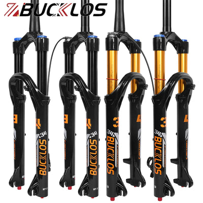 BUCKLOS 26/27.5/29Inch MTB Air Fork Travel 140mm 9*100mm | SAMAG