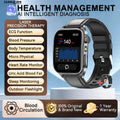 Health managed Non-Invasive Laser Physiotherapy Smart Watch Blood Pressure Uric Acid Call ECG+PPG 650nm Laser Smart Watch 2026