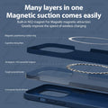 Magnetic Original Liquid Silicone Shockproof Case For iPhone 16 15 14 13 12 11 Pro Max 16 Plus For Magsafe Wireless Charge Cover