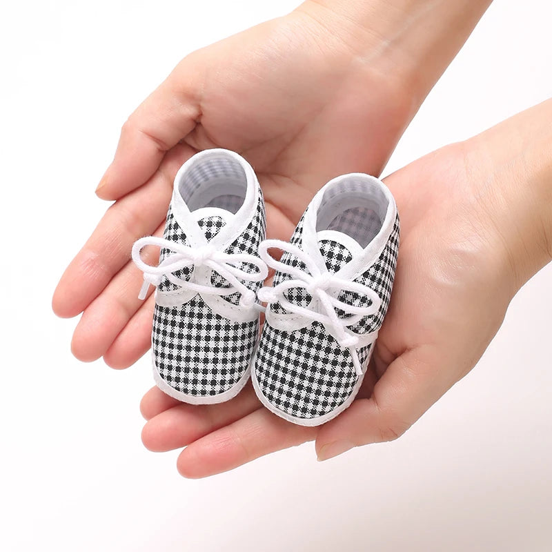 Newborn Baby's First Baptist Shoe: Newborn Boys and Girls' White Baptist Shoes Soft Sole Walking Shoes Multiple Styles-9CM/10CM