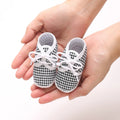 Newborn Baby's First Baptist Shoe: Newborn Boys and Girls' White Baptist Shoes Soft Sole Walking Shoes Multiple Styles-9CM/10CM