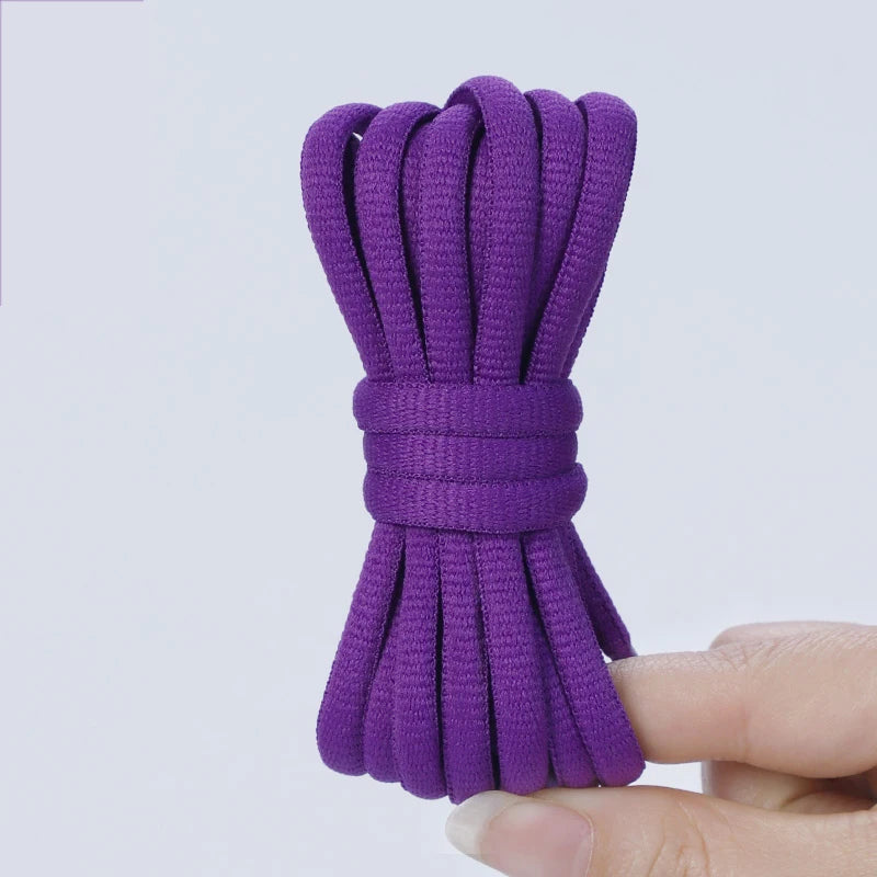 1 Pair Round Shoelaces Fof Basketball Sneakers Shoe Laces Black White Shoelace Universal for Children and Adults 100CM