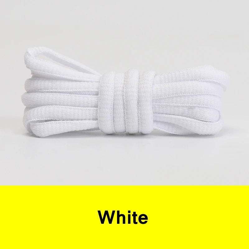 Oval Sneakers Shoe Laces Semicircle Sports Shoelaces Classic Round Shoelace Adult Unisex Woven Casual Boots Laces Shoestrings