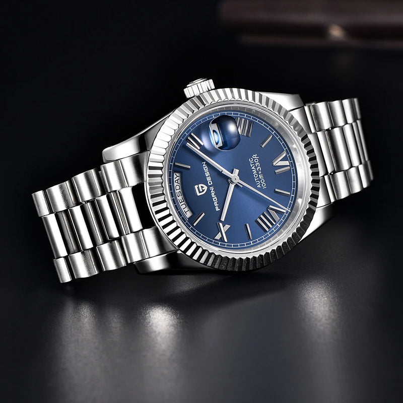 2026 New DD36 Men's Watches PAGANI DESIGN Luxury Automatic Mechanical Watch Men AR Sapphire Glass Business Blue Wristwatch Men ST16 Movt Clock Local Delivery