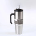 30oz Stainless Steel Thermos Mug With Straw Car Insulated Flask Water Tumbler for Outdoor Keeps Cold and Heat Thermal Mug