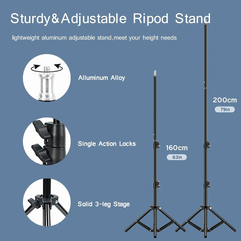Professional Photography Softbox Lighting Soft Box with Tripod E27 Photographic Bulb Continuous Light System for Photo Studio