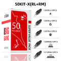 STIGMA 50PCS Mixed Professional Tattoo Cartridge Needles with Membrane Safety Cartridges Disposable Tattoo Needle