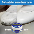 White Shoe Restorer Cream, Quick Polish for Sneakers, Leather Shoes and Canvas Shoes, Easy Shoe Care