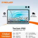 Teclast P50 Tablet 11" 90Hz Max.20GB RAM 128GB ROM Unisoc T606 Octa Cores 7000mAh Battery Android 15 Tablets LTE(4G)