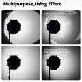 AMBITFUL 45cm Bowens Mount Softbox Quick Setup With Grid Kit Replaceable Chuck ：Bowens/Elinchrom/Broncolor A/Broncolor B