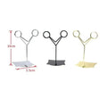 Metal Label Clip Bread Price Card Bakery Cake Shop Card Clip Display Standing | Loripos