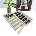 Glasses Box - Multi-Patterned Fabric Eyewear Jewelry Storage Box - Sunglasses Display Stand