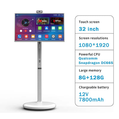 32 Inch Portable Touch Screen Smart TV 8+128GB WiFi | SAMAG