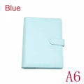 Vintage Refillable Notebook A5 A6 File Folder Notepad Cover Leather Ring Binder Office Documents Organizer Paper Storage