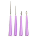 Diamond Reaming Needle Drill Grinding Shaped File DIY Enlargement Bead Hole Reamer Pearls Crystals Jewelry Jades Processing Tool