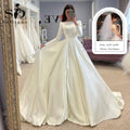 SoDigne Conservative Wedding dress Satin Dresses Full | SAMAG