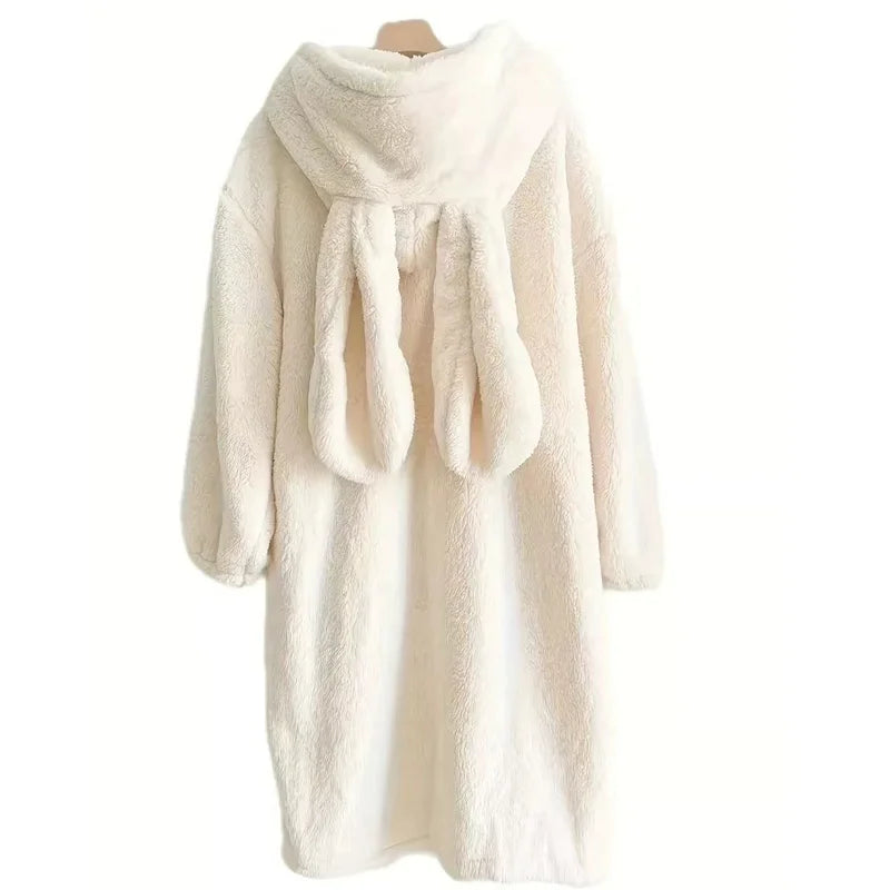 Autumn and Winter Ladies Warm Pajamas Homewear Rabbit | SAMAG