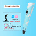 3D Pen Drawing Printing Pen With LCD Screen Compatible PLA Filament Toys Safe Paiting for Children DIY Christmas Birthday Gift