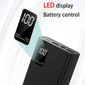 120W 50000mAh Portable Power Bank with LED Display Fast Charging High Capacity Powerbank for iPhone Samsung Huawei