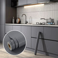 Waterpoof Matte Solid Wallpaper Black Vinyl Self-Adhesive Stickers for Wall Furniture Livingroom Contact Paper Home Decor