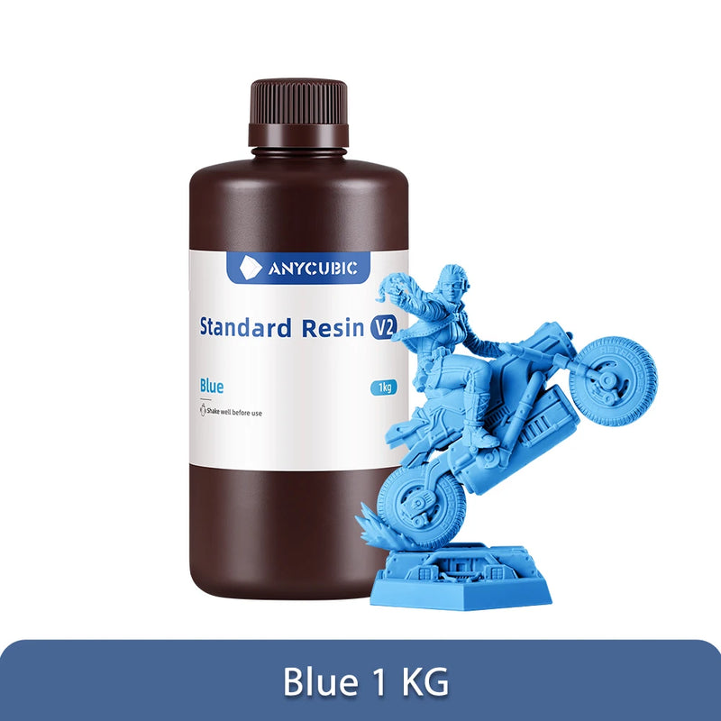 ANYCUBIC 405nm UV Standard Resin / Standard Resin V2 For LCD 3D Printer Photon Mono M7 3D Printing Resin UV Sensitive Resin 1kg