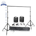 SH Photography Background Backdrop Stand Support Picture Canvas Frame System Kit With Carry Case For Muslin Photo Video Studio