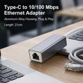 USB Type C Ethernet Adapter 1000/100 Mbps RJ45 Network Card for Mac PC Windows XP 7 8 10 Android - USB LAN Internet Cable