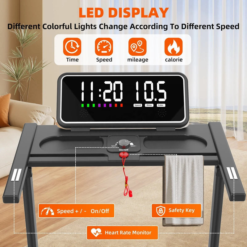 Yixin Electric Foldable Treadmill with Incline - View 2 | SAMAG