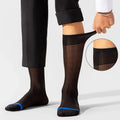 7 Pairs Man Short Silk Socks Business Thin Nylon Striped | SAMAG