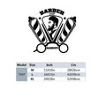 Barbershop Sticker Waterproof Vinyl Wallpaper Home Decor Removable Decor Wall Decals
