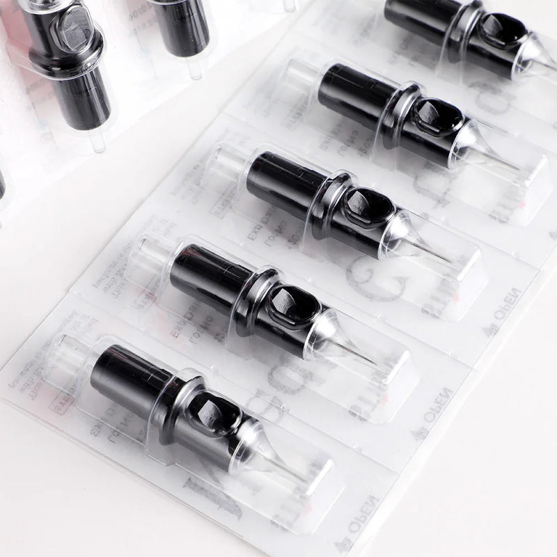 STIGMA 50PCS Mixed Professional Tattoo Cartridge Needles with Membrane Safety Cartridges Disposable Tattoo Needle
