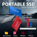 Large Capacity External Hard Drive Portable Hard Disk Ultra Slim Design Storage Device for Daily Use