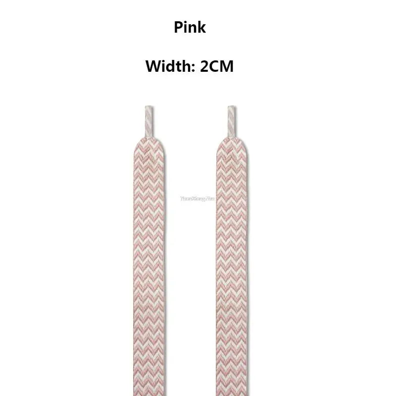 New Flat Shoelaces for Sneakers AF1 Shoe laces Width 1.5cm/2cm/3cm Shoelace luxury brand Laces Shoes 120/140/160cm Strings
