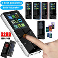 1.8 Inch 32GB/16GB/8GB Full Touch Screen MP4 Video Player BT 5.0 TFT MP3 Radio Player with E-book Recording Built-in Speaker